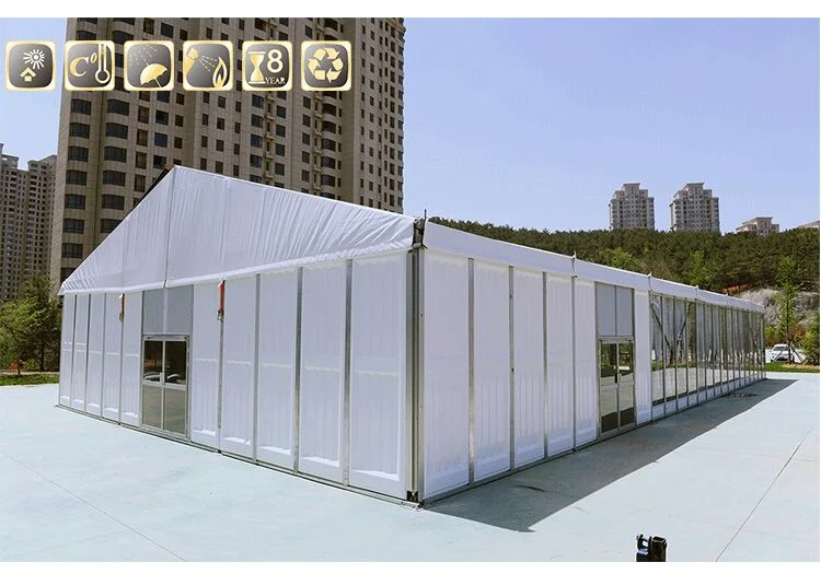 20mx 50m Outdoor Garden Wedding Marquee with Transparent Roof and Clear Wall Tent