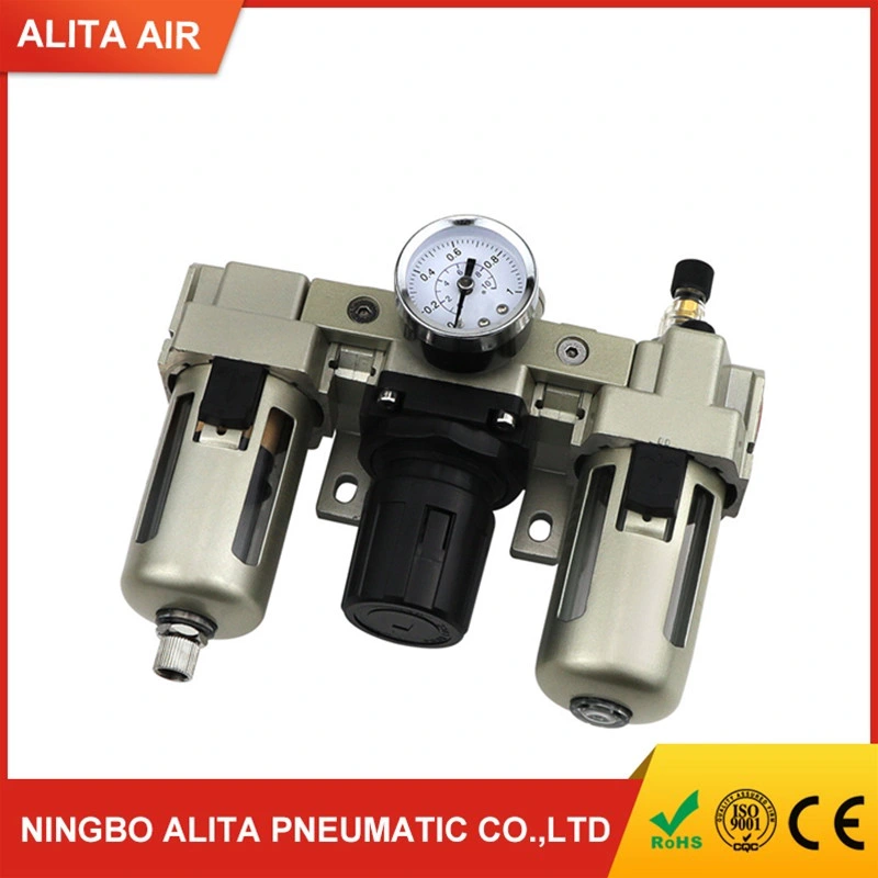 G3/8'' Automatic Drain Type Air Source Treatment Unit Pneumatic Lubricator Filter Regulator