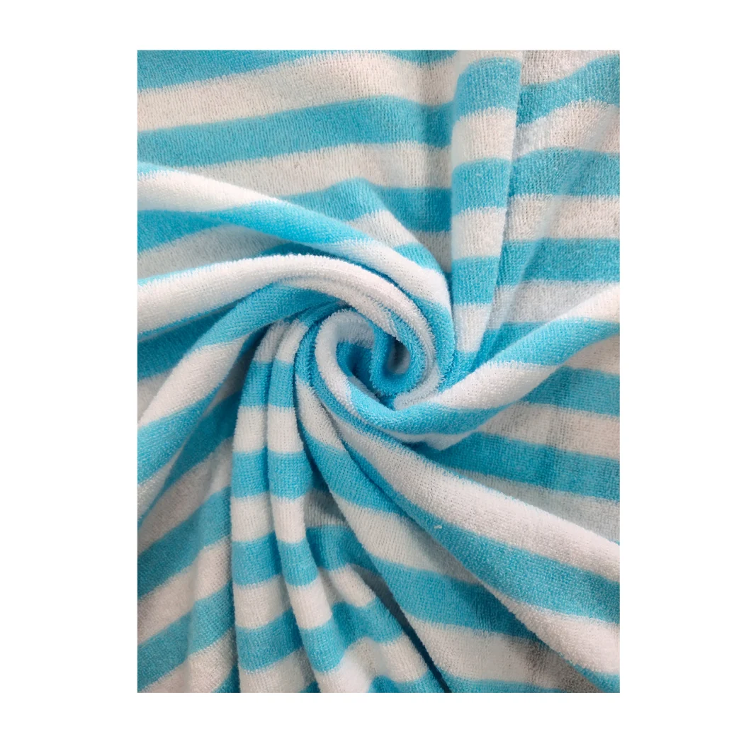Hot Sale Bright Colour Yarn-Dyed Stripe Terry Knitted Fabric for Pyjamas/Nightwear