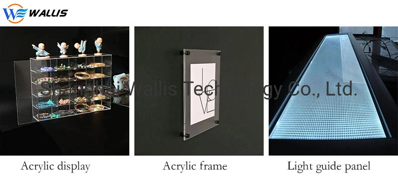 Laser Dotted Organic Glass PMMA High Efficiency Light Guide Panel for LED Panel Lighting