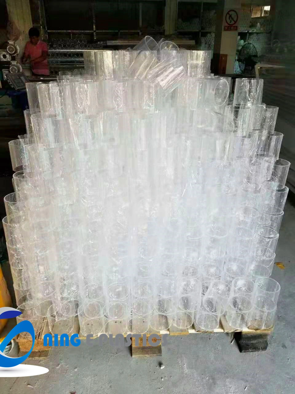 Plastic Tubing Thick Acrylic PMMA Transparent Tube with Base