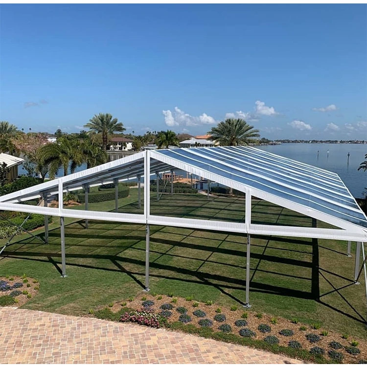 Outdoor Transparent Clear Roof Luxury Tent Party Greenhouse Tents 15X50m