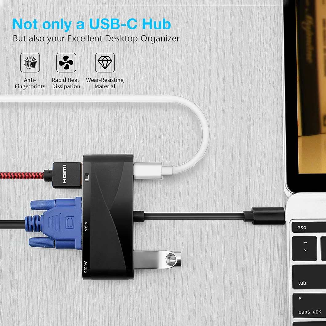 The USB-C/Type C/USB C Multiport Adapter