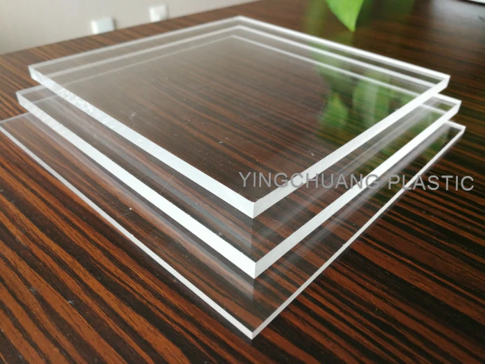 Color Clear 100% PMMA Glass Sheet Perspex Sheet 1220 X 2440mm Acrylic Sheet
