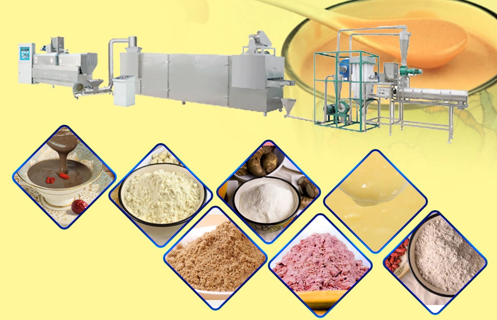 Professional Nutrition Baby Rice Powder Making Machine Industrial Nutrition Powder Production Line for Sale