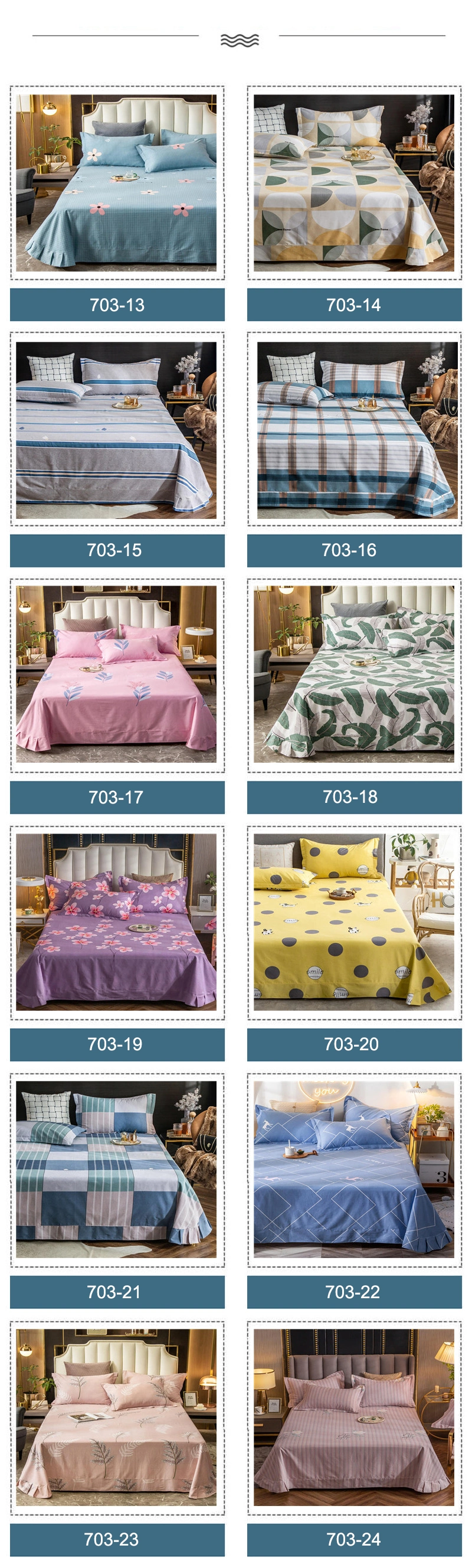 Luxury Sheet Set High Quality Soft Comfortable for California King Size Bedding Set