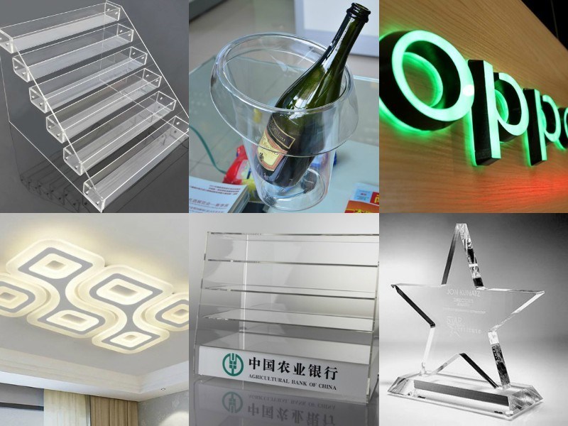 A Grade Clear Colored Cast Acrylic Panel for Advertisement