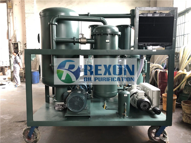 Vacuum Lubrication Oil Purifier Machine for Waste Oil Recycling