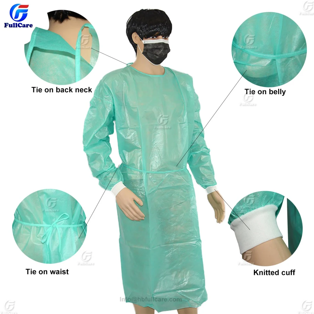 Disposable Surgeon Gown,Surgical Gown,Nonwoven PP/SMS Gown,Protective Gown,Isolation Gown,Protective Clothing,Reinforced Surgical Gown with Sterile,Medical Gown