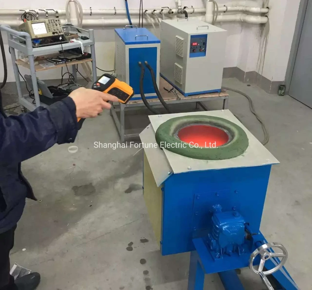 Induction Heating Small Type Copper Melting Furnace