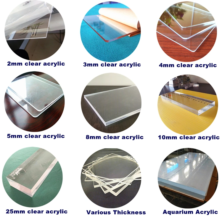 2000X3000mm Cast and Extruded Acrylic Sheets for Wholesale
