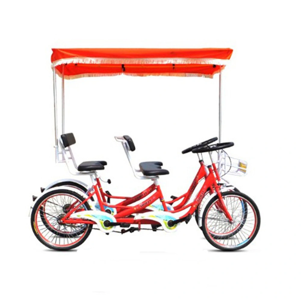 Best Rental Business Tandem Bicycle 4 Person for Family