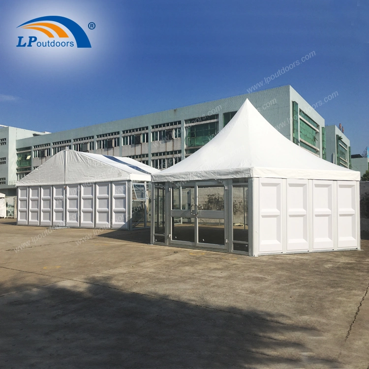 Dia10m Glass Wall Marquee Hexagon Pavilion Tent for Party Event