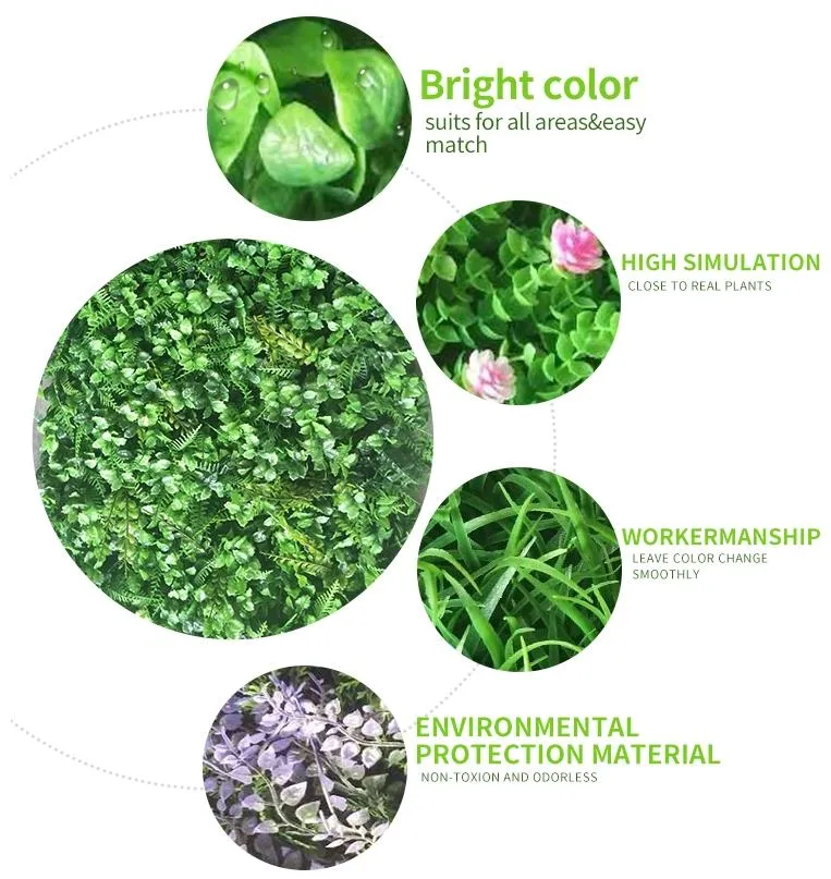 Artificial Plants Outdoor Green Wall Interior Vertical Natural Indoor Outdoor Artificial Green Plants