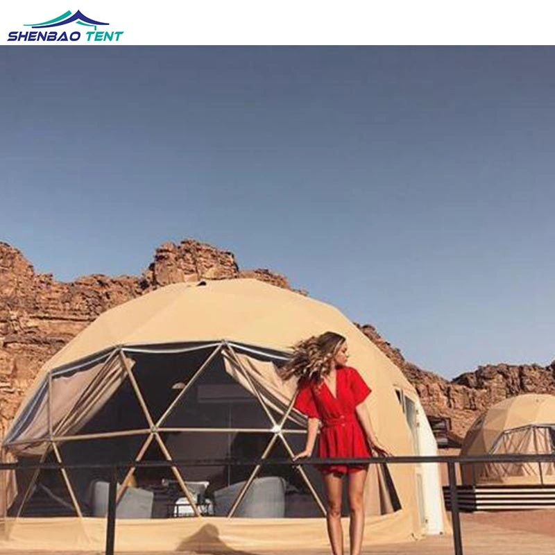 6m Diameter Luxury Geodesic Dome Tent for Camping Outdoor