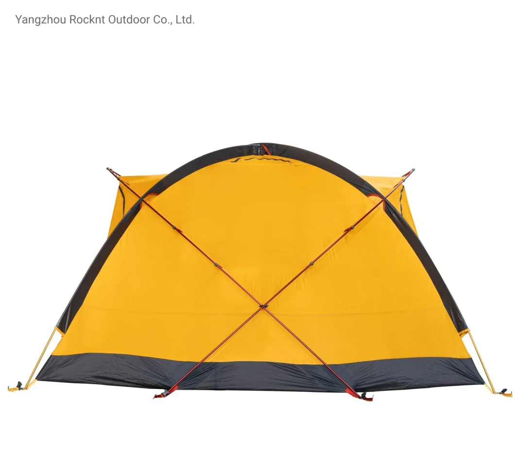 4 Season 2-Sides Silicone Outdoor Camping Waterproof Double Layer Luxury Tent