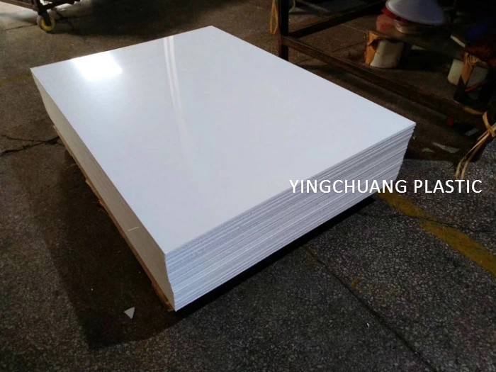 1220 X 2440mm 3mm Opaque White Colored PMMA Sheet Acrylic Resin Sheet