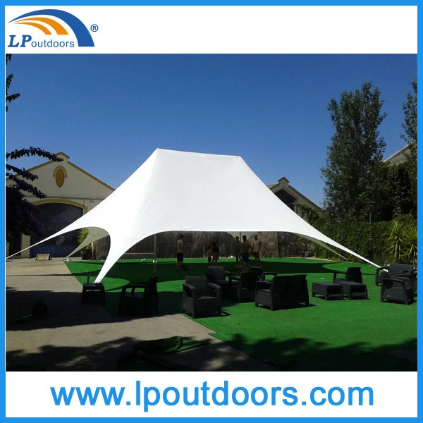 16X21m Double Peak Advertising Star Shade Beach Tent for Promotion