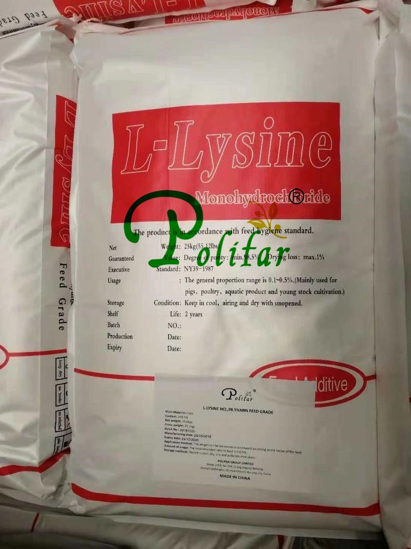 Amino Acids L-Lysine HCl 98.5% Feed Additives Animal Nutrition Famiqs Certificated