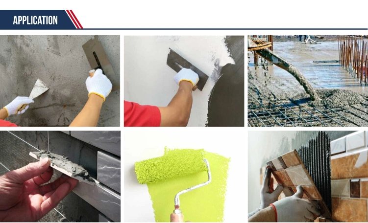HPMC Tile Adhesives Thickener Chemical for Skim Coat Plaster