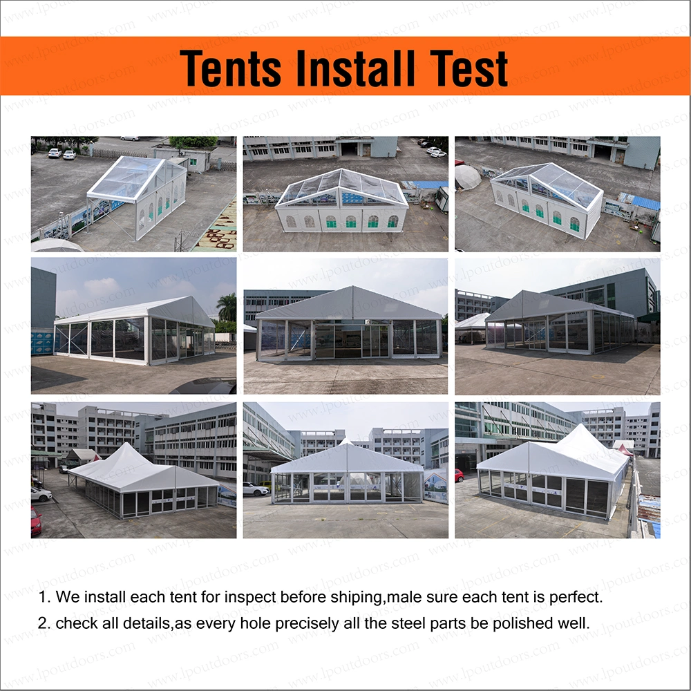 12X30m High Quality Glass Sidewall Banquet Festival Tent for Sale