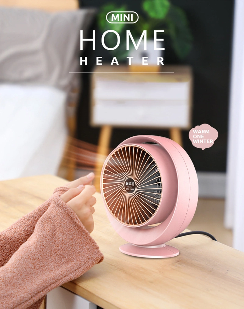 800W Electric Heater PTC Fan Heater Indoor Portable Room Heater Ceramic Desktop Mini Fan PTC Heater