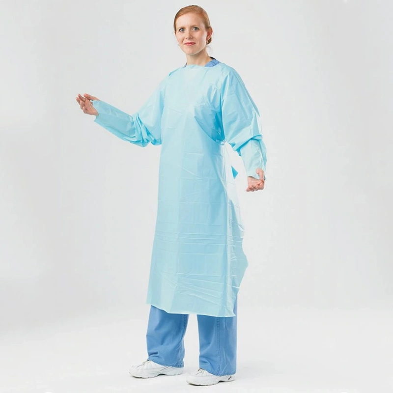 Non Woven/SMS/CPE Scrub Gown/ Gown/Surigcal Gown/Surgeon Gown/PP Sterile Dental Gown/ Disposable Gown Isolation Gown Disposable Patient Gown