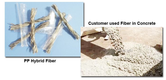 Polypropylene Hybrid Fiber for Concrete