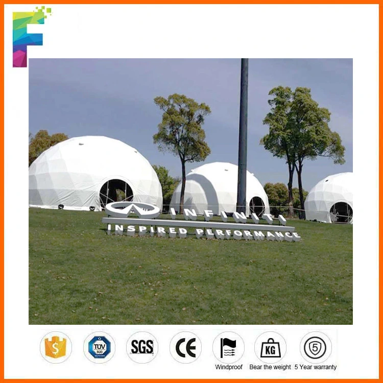 10m Outdoor Event Exhibition Tent Geodesic Dome Luxury Party Tent