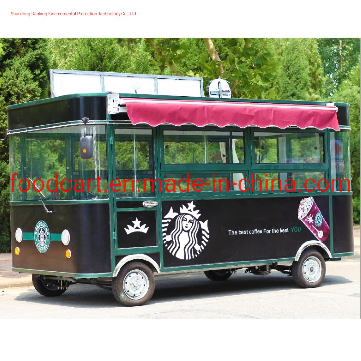 Best-Selling Popular Street Food Vending Truck Luxury Type 2 Axles 4 Wheels Mobile Food Cart