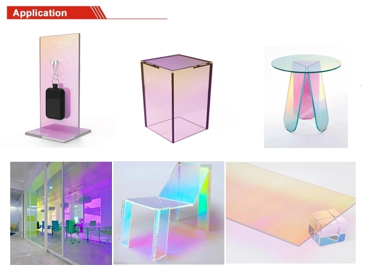 Hot Sale Clear Iridescent Cast Acrylic Sheet for Furniture