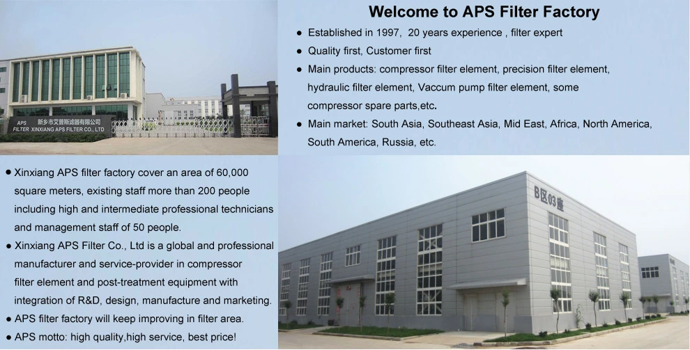 Aps Offer Ingersoll Rand Air Filter (39708466) for Screw Compressor