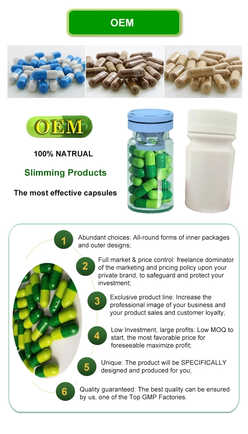 100% Natural Slim Dietary Supplement Dietary Fiber Softgel Capsule/Tablet