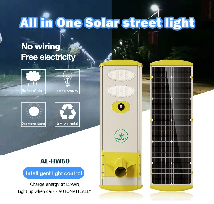 60W Outdoor Solar Products Powered LED Sensor Garden Street Light in Solar Products