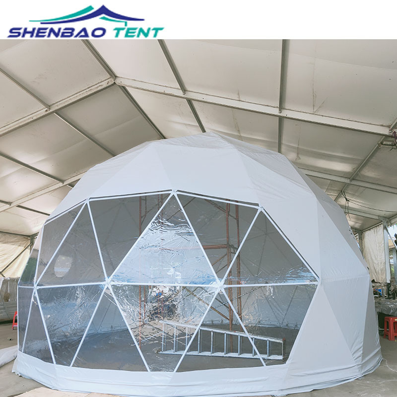 Waterproof 6m 15m Glamping Dome Tents with Luxury Inside Decoration
