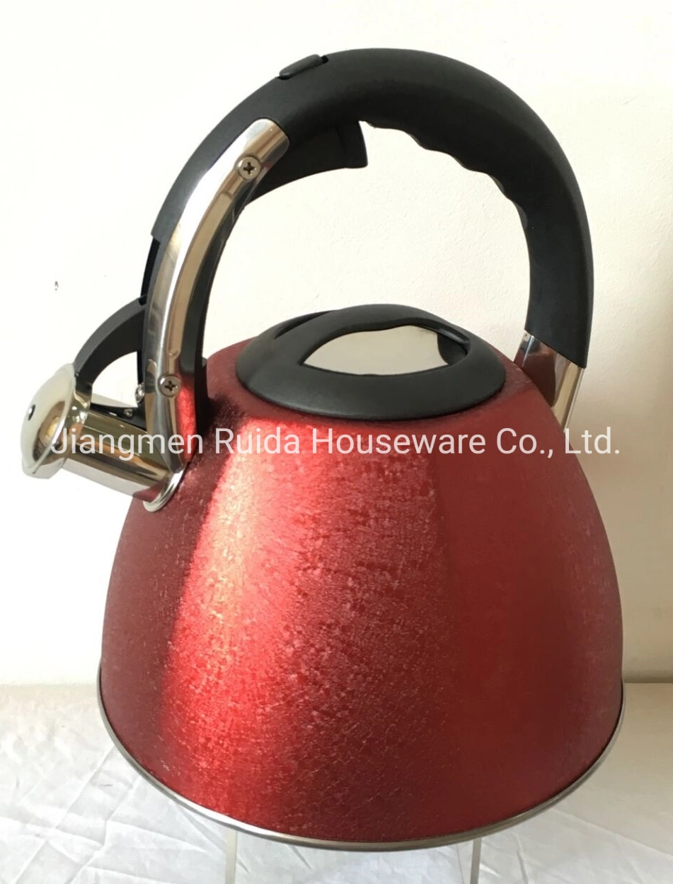 Wholesale Stainless Steel Kitchenware 3.0L Stainless Steel Whistling Kettle Induction Ready Kitchen Utensils