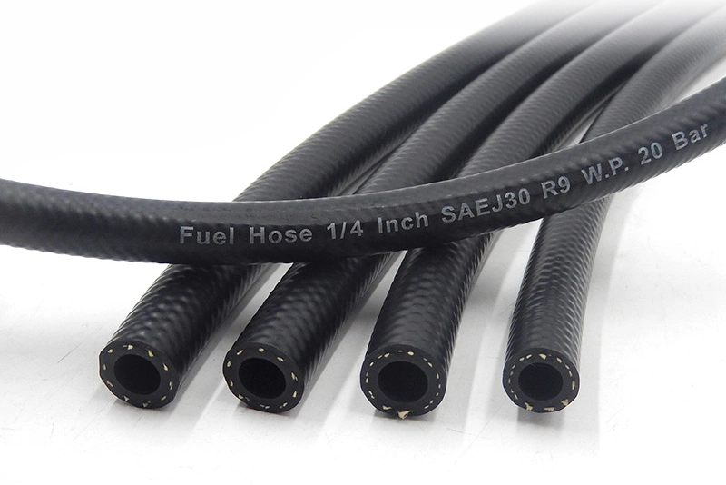 Small Diameter Flexible Braided Soft Nitrile Fuel Hose SAE J30 Pipes Silicone Rubber Fuel Hose Pipe