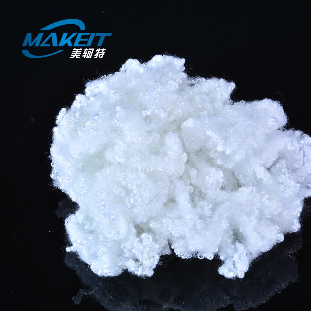 7D 32 Hollow Conjugated Siliconized Hcs Recycled Polyester Staple Fibre