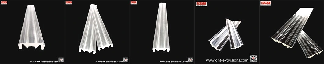 Different Haze Satine Frosted Acrylic PMMA LED Strip Linear Cover