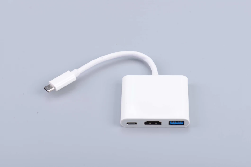 3 in 1 Port Type C Hub to HDMI Adapter USB Charging Hub