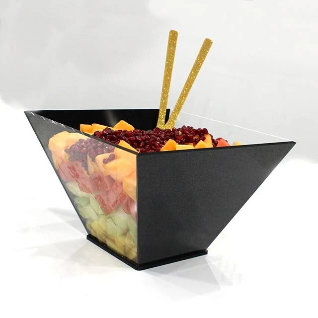 Custom Acrylic Lucite Salad Bowl with Custom Color