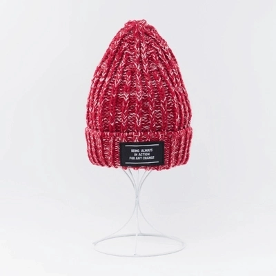 Custom Various Colors Adult Winter Knitted Women Beanie Hat