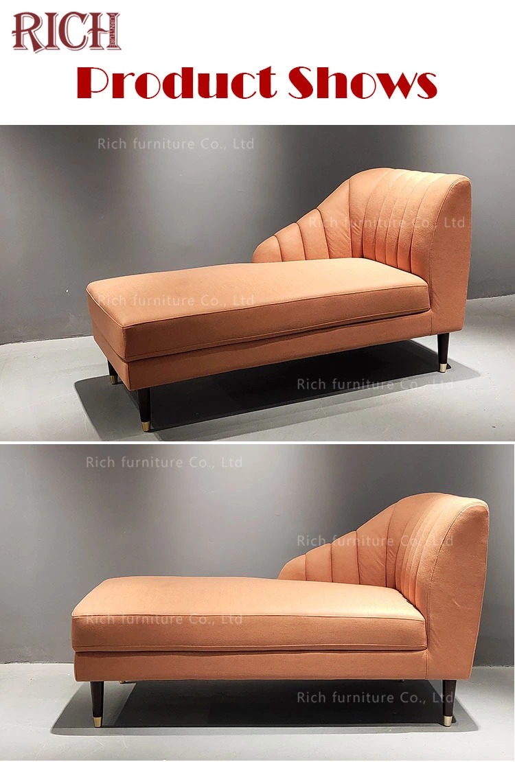 Luxury Indoor Bedroom Chaise Lounge Chairs Modern Italian Design Furniture Luxury Chaise Lounge for Living Room
