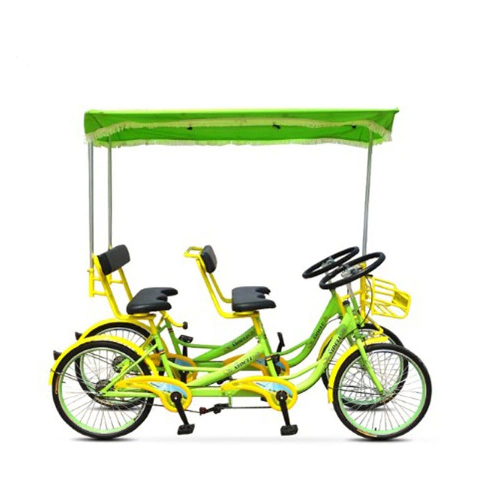 Best Rental Business Tandem Bicycle 4 Person for Family