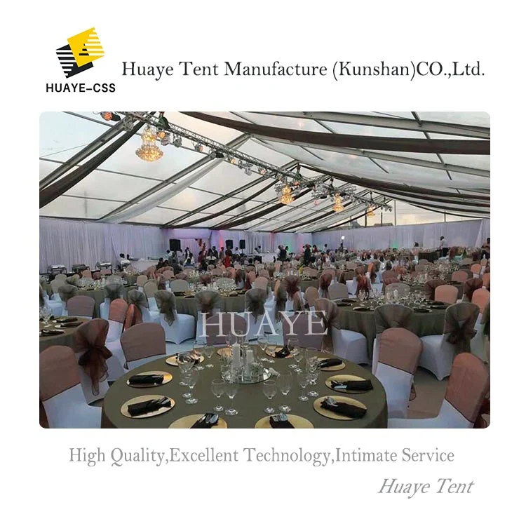 10X15m Transparent Glass Wall Tent Marquee Tent for Weddings