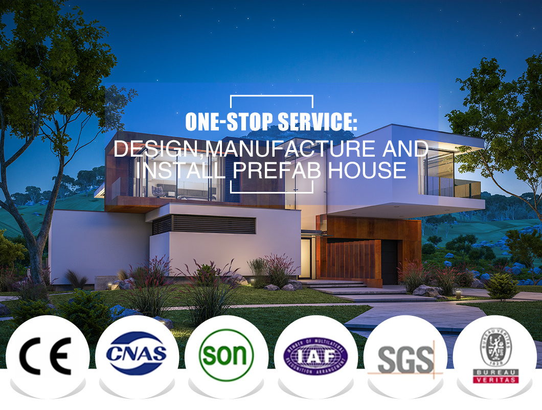 China Best Sale Luxury Modern Lgs Prefabricated House/Home/Villa