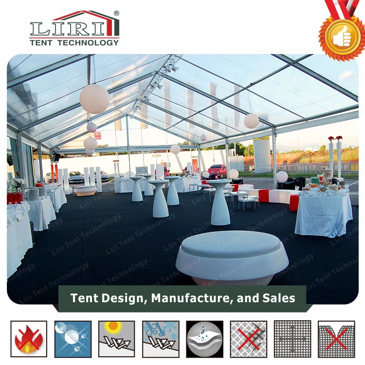 300 People Transparent Marquee Wedding Tent Celebration Event Tent for Sale