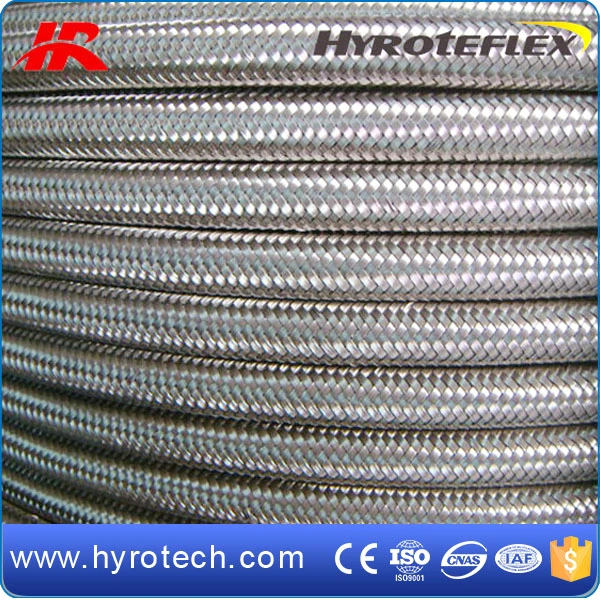 Smoothbore Stainless Steel Braid Hose/PTFE Teflon Flexible Hose/SAE100 R14