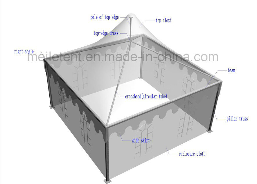 4x4m Mini Canopy Tent / Garden Tent / Lawn Tent (ML059)