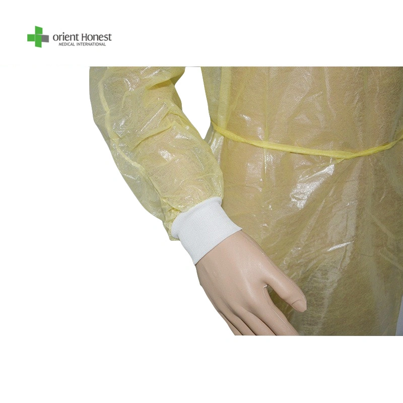 Disposable Isolation Gowns Waterproof Gowns Plastic Isolation Gowns